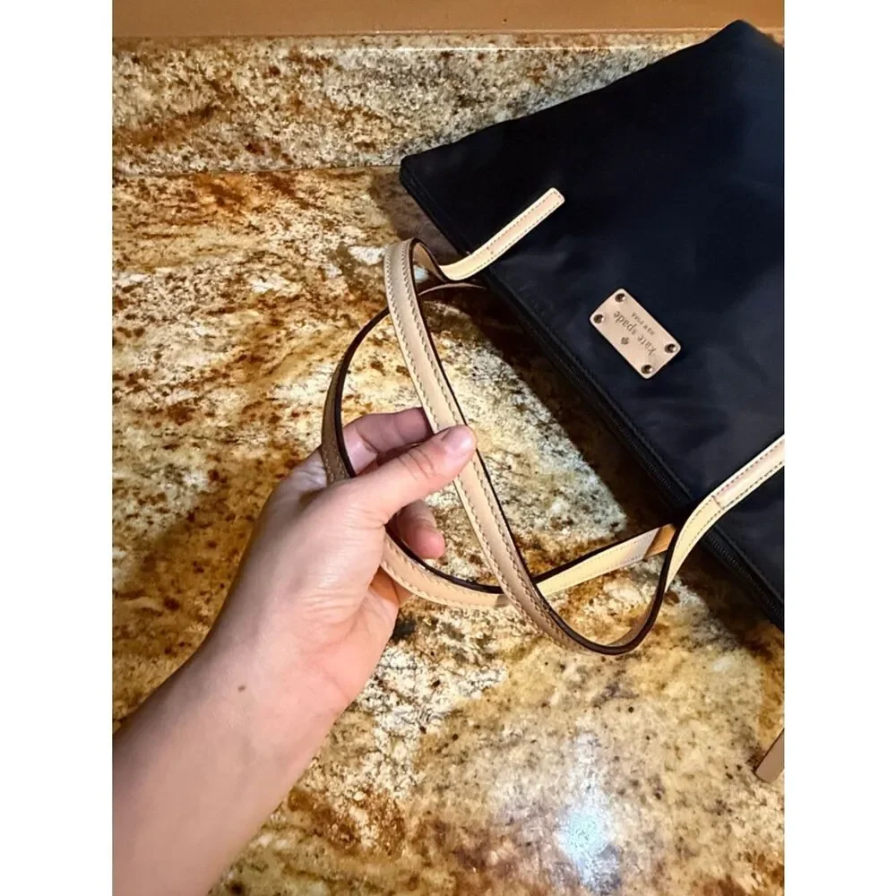 kate spade Black Nylon Tote